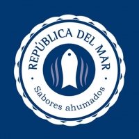 DISEÑO LOGOTIPO. República del Mar (empresa de pescados ahumados).