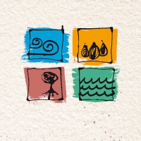 DISEÑO GRÁFICO. Detalle reverso carátula, grupo de jazz AARTI