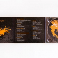 DISEÑO GRÁFICO. Interior carátula, grupo de jazz AARTI