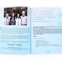 DISEÑO LIBRO CD. Libro con tres CD's de meditaciones guiadas. CLIENTE: Aemind