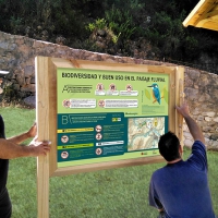 COLOCACIÓN SEÑAL NORMAS USO. Río Mijares (Montanejos)