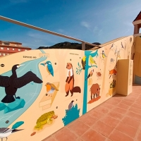 PANEL MIRADOR BIODIVERSIDAD. Villa Purificación (Montanejos).