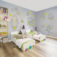 VINILO PARED HABITACIÓN INFANTIL