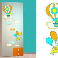 VINILO ARMARIO HABITACIÓN INFANTIL