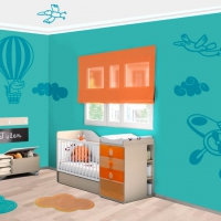 VINILO PARED HABITACIÓN INFANTIL